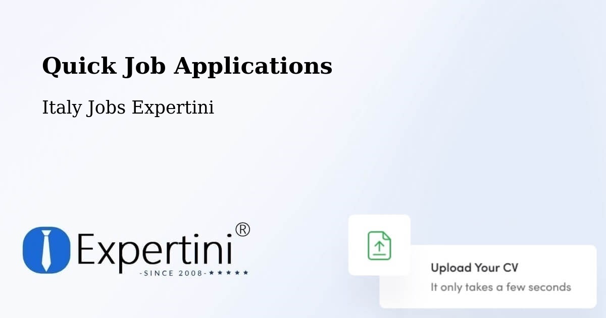 Quick Apply Feature – Cave - Italy Jobs Expertini